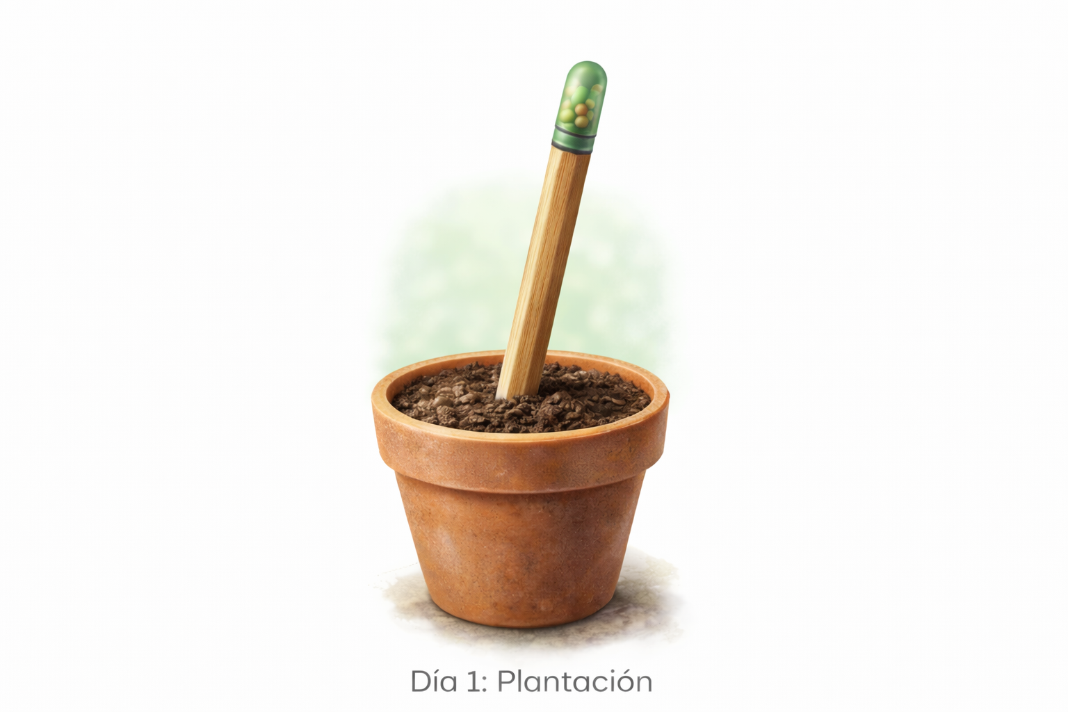 Etapa 1: Plantación del lápiz